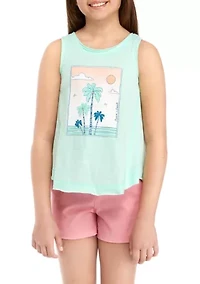 Girls 7-16 Graphic Flyaway Tank Top