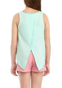 Girls 7-16 Graphic Flyaway Tank Top