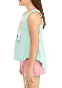 Girls 7-16 Graphic Flyaway Tank Top