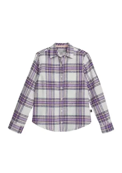 Girls 4-6x Flannel Top