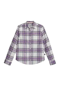 Girls 4-6x Flannel Top
