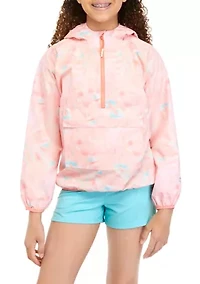 Girls 7-16 Printed Windbreaker