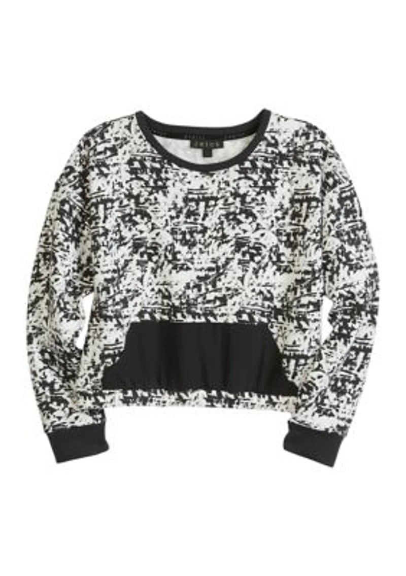 Girls 7-16 Long Sleeve Pullover Sweatshirt