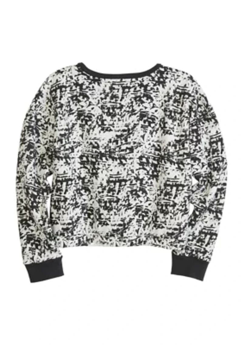 Girls 7-16 Long Sleeve Pullover Sweatshirt