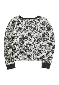 Girls 7-16 Long Sleeve Pullover Sweatshirt