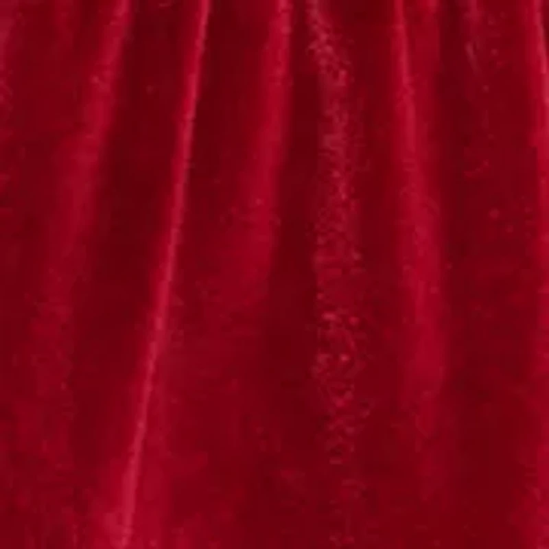 Girls 7-16 Tiered Velvet Dress