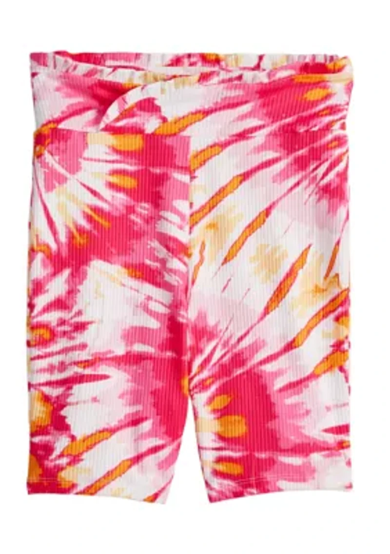 Girls 7-16 Printed Bike Shorts