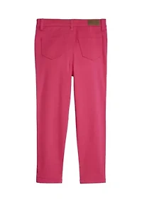 Girls 4-6x 5 Pocket Knit Twill Pants