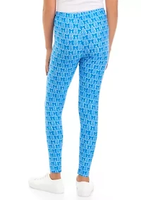 Girls 7-16 Pull On Printed Leggings