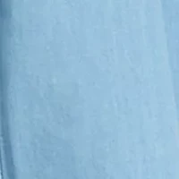 Girls 7-16 Button Front Embroidered Top