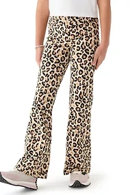 Girls 7-16 Printed Pull On Flare Pants
