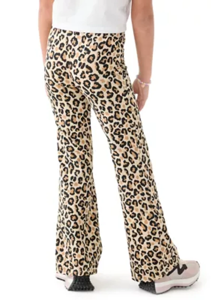 Girls 7-16 Printed Pull On Flare Pants