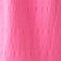 Girls 7-16 Smocked Crinkle Knit Dress