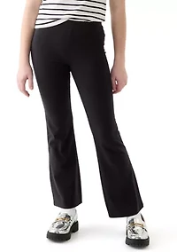 Girls 7-16 Pull On Solid Flare Pants