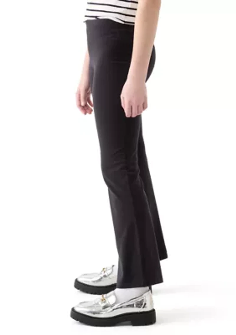 Girls 7-16 Pull On Solid Flare Pants