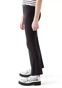 Girls 7-16 Pull On Solid Flare Pants