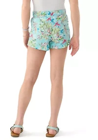 Girls 7-16 Knit Pull On Shorts