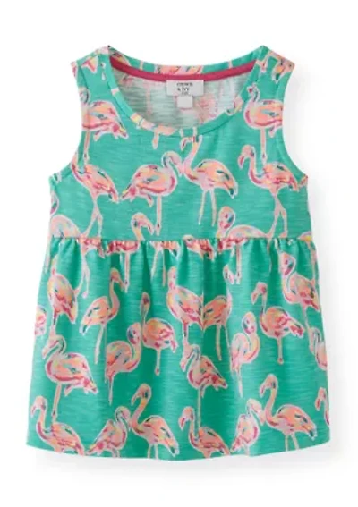 Girls 7-16 Babydoll Knit Tank