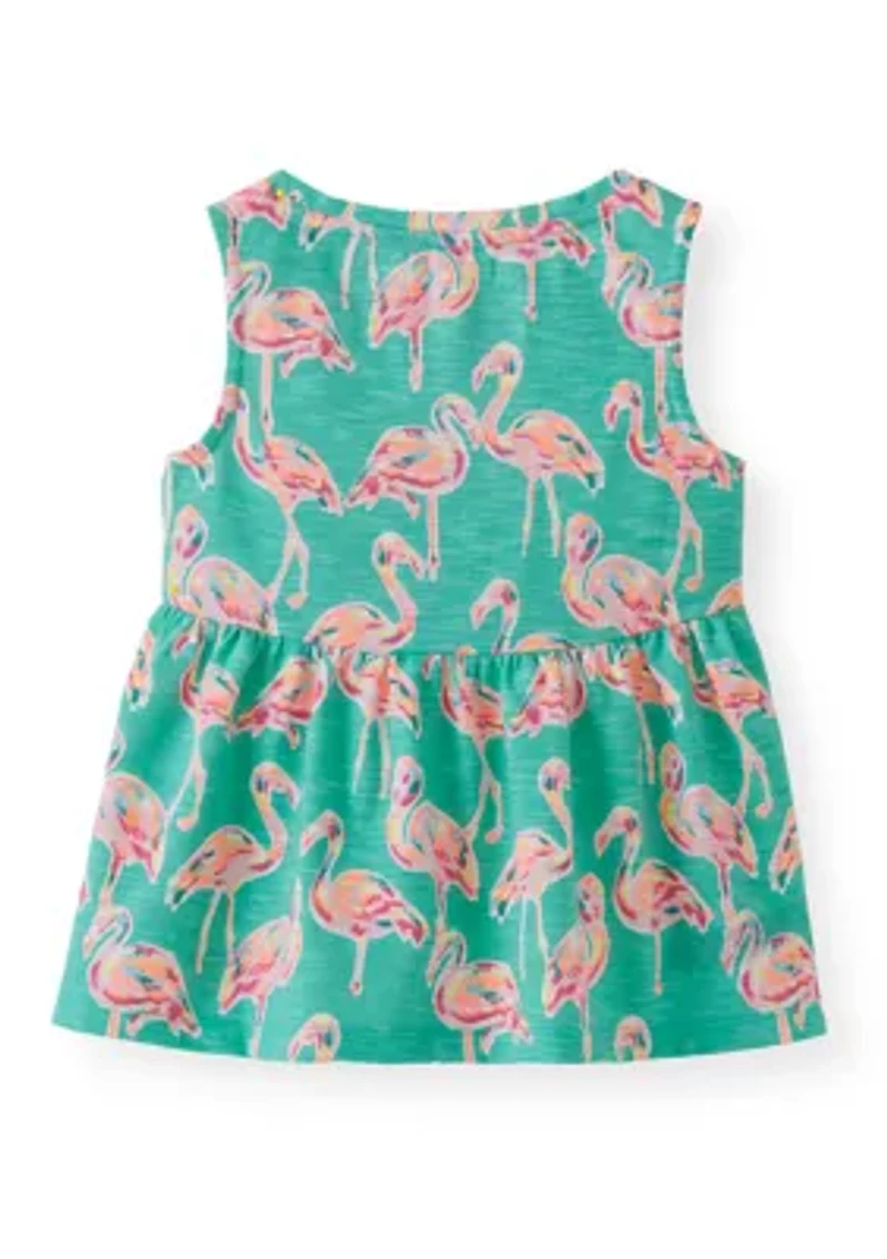 Girls 7-16 Babydoll Knit Tank