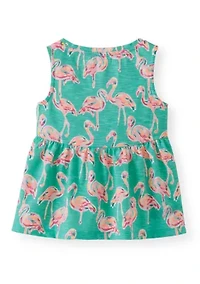 Girls 7-16 Babydoll Knit Tank