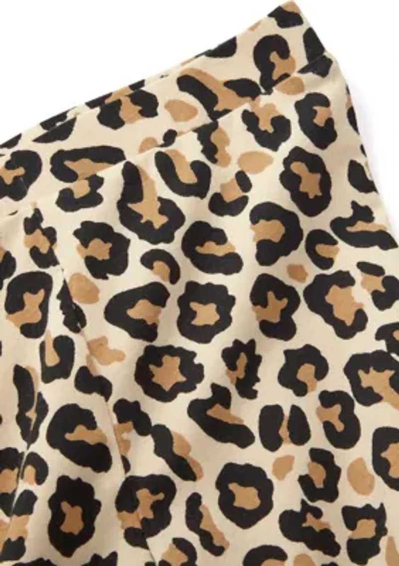Girls 4-6x Printed Flare Leggings