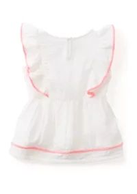 Girls 4-6x Ruffle Embellished Dress