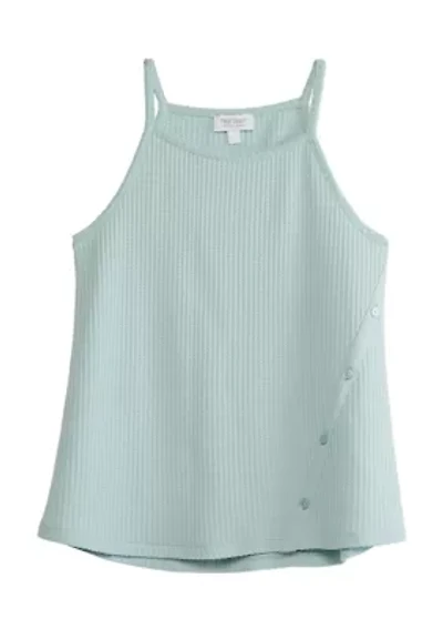Girls 7-16 Waffle Knit Tank