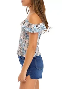 Girls 7-16 Smocked Tank