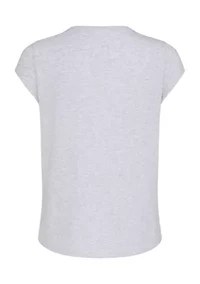 Girls 7-16 Short Cap Sleeve Heather Knit T-Shirt