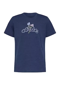 Girls 7-16 Short Sleeve Regular Fit Heather T-Shirt - Extended