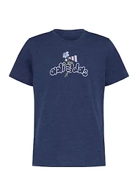 Girls 7-16 Short Sleeve Regular Fit Heather T-Shirt