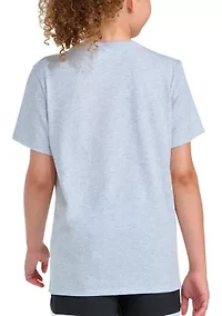 Girls 7-16  Short Sleeve Regular Fit Heather Tee
