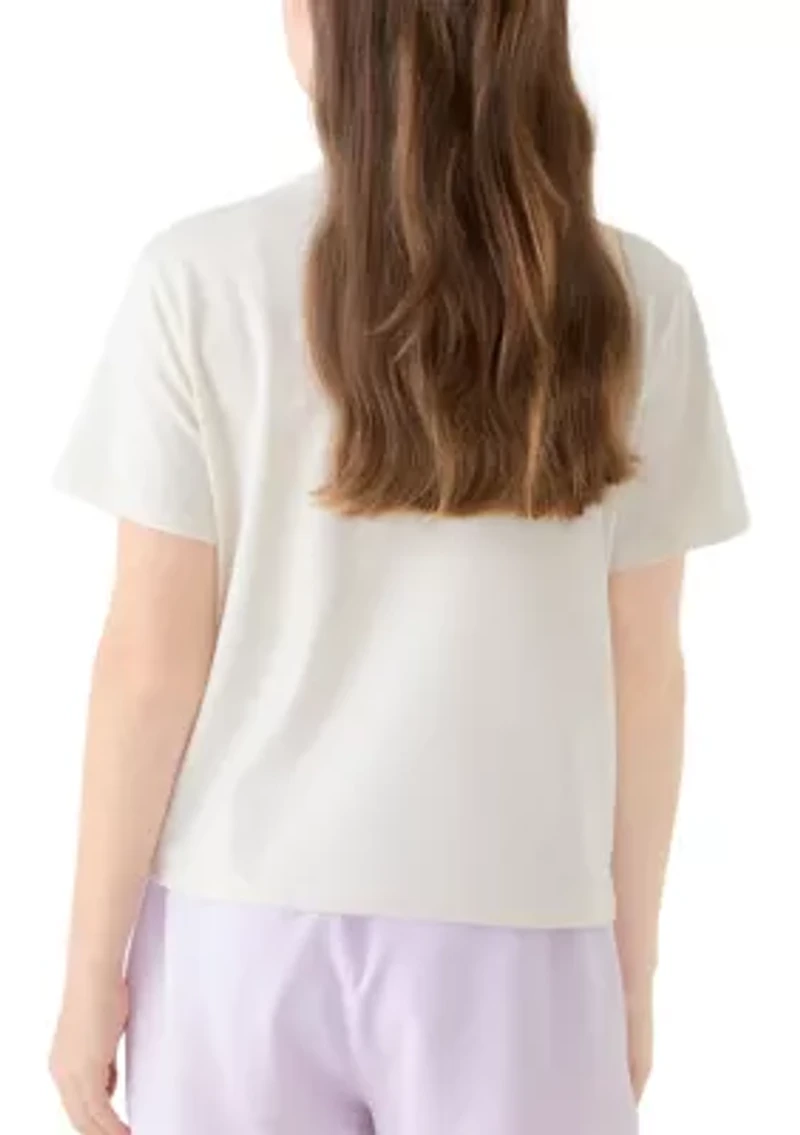 Girls 7-16 Graphic Heather T-Shirt