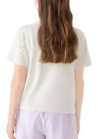 Girls 7-16 Graphic Heather T-Shirt