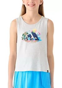 Girls 7-16 Logo Graphic Swing Tank Top
