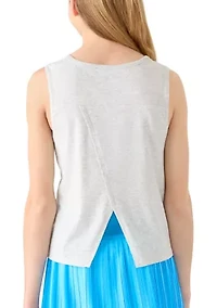 Girls 7-16 Logo Graphic Swing Tank Top