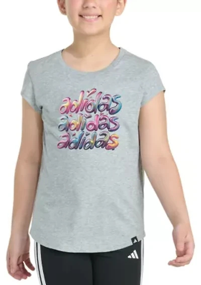 Girls 7-16 Short Sleeve Essential Heather T-Shirt