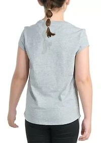 Girls 7-16 Short Sleeve Essential Heather T-Shirt