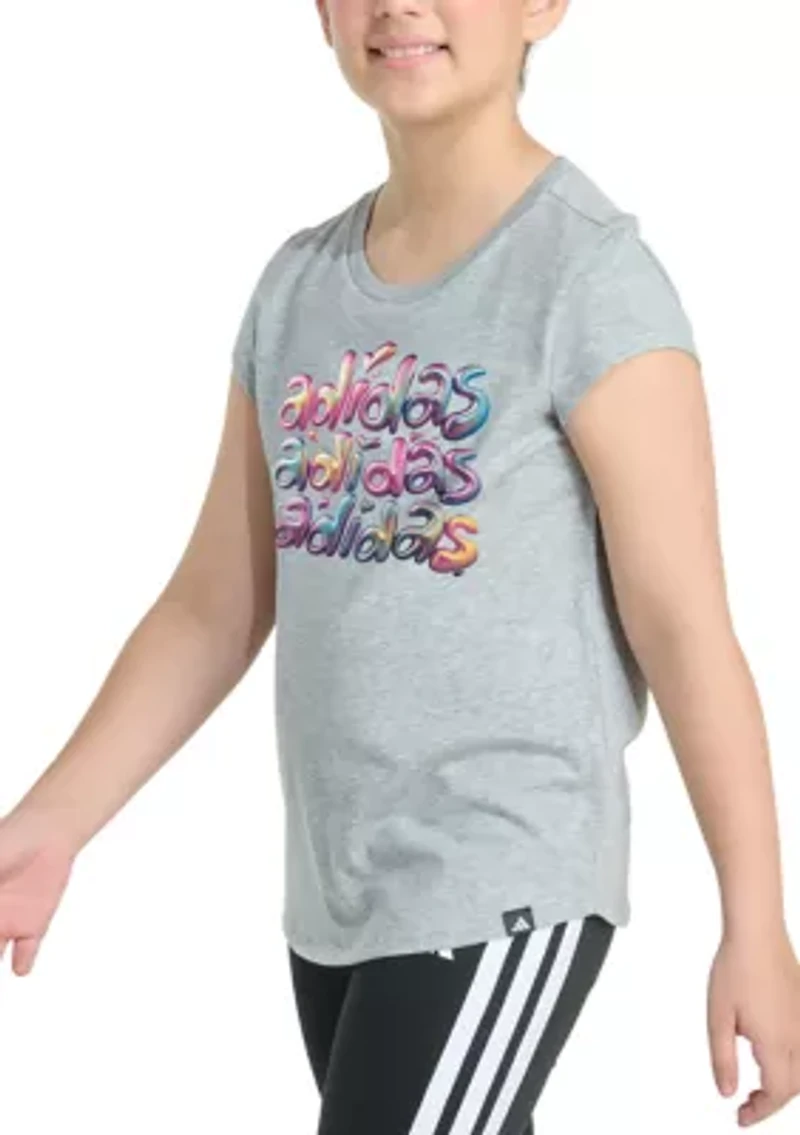 Girls 7-16 Short Sleeve Essential Heather T-Shirt