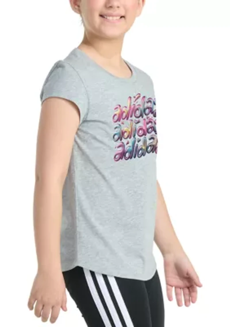 Girls 7-16 Short Sleeve Essential Heather T-Shirt