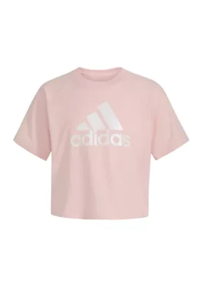 Girls 7-16 Waist Length Raglan T-Shirt