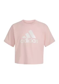 Girls 7-16 Waist Length Raglan T-Shirt