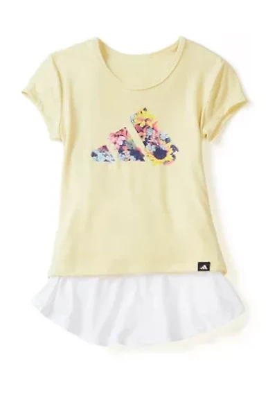 Girls 4-6x Graphic T-Shirt and Pleated Skort Set