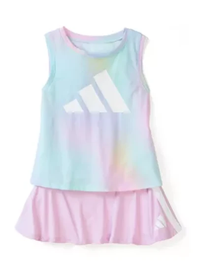 Girls 4-6x Rainbow Tank Skort