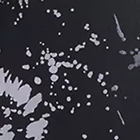 Girls 7-16 2-Piece Long Sleeve Full-Zip All Over Print Foil Glam Jacket and Pants Tricot Set