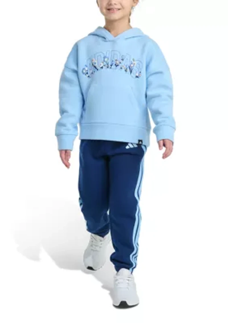 Girls 4-6x 2-Piece Hooded Pullover & Jogger Set