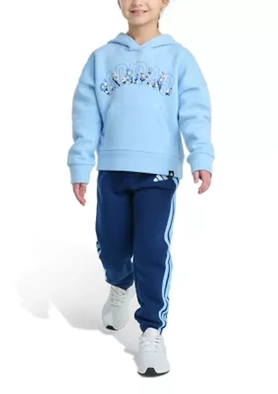 Girls 4-6x 2-Piece Hooded Pullover & Jogger Set