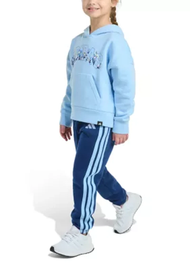 Girls 4-6x 2-Piece Hooded Pullover & Jogger Set