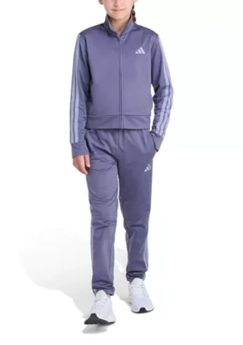 Girls 7-16 2-Piece Event Tricot Jacket and Joggers Set