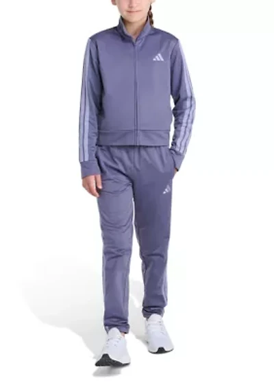 Girls 7-16 2-Piece Event Tricot Jacket and Joggers Set